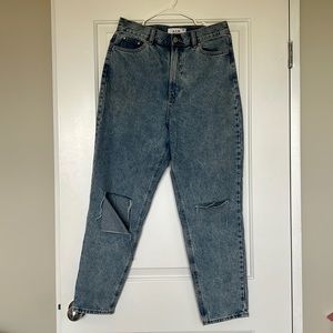 nice classic color jean, new, never used it very high rise